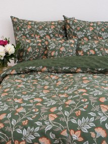 Francúzske bavlnené obliečky Renforcé – Rebeka zelená