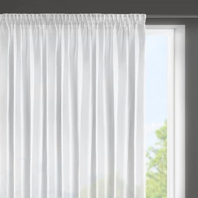 ZÁCLONA NA PÁSKE ESEL 350X150 CM BIELA