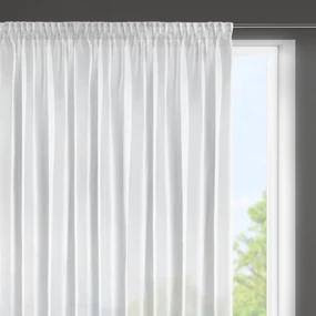 ZÁCLONA NA PÁSKE ESEL 350X150 CM BIELA