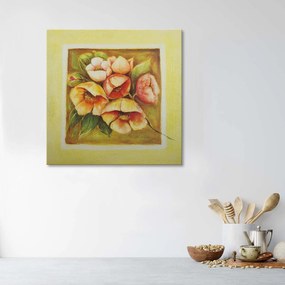 Gario Obraz na plátne Šesť ružových kvetov Rozmery: 30 x 30 cm