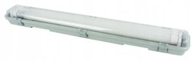 ECOLIGHT Hermetické svietidlo 60cm + 2x LED trubica neutrálna biela - SET
