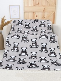 Deka mikroplyš Exclusive 150 × 200 cm – Panda