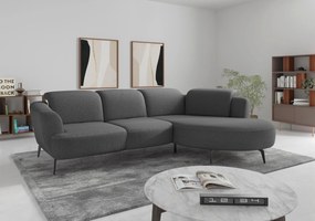 XXXLutz ROHOVÁ SEDAČKA, textil, tmavosivá Sit & More - Sedačky - 000144018502