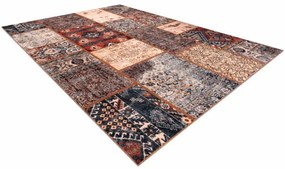 Koberec ANTIKA Ancient Rust patchwork terakota