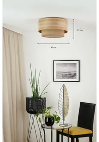 Brilagi - Stropné svietidlo MONTANA BOHO 1xE27/15W/230V pr. 45 cm hnedá