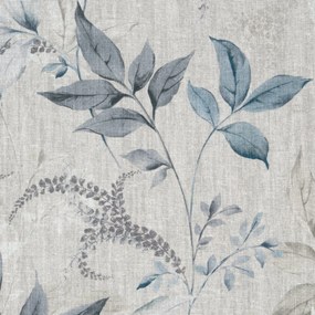 ZÁVES NA KRÚŽKOCH NICOLA 140X250 CM LISTY