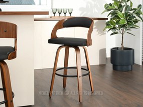 Stolička Hook (orech tmavý). Akcia -20%. Vlastná spoľahlivá doprava až k Vám domov. 1110612