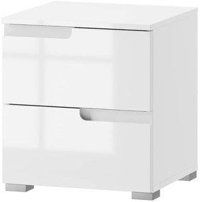 Nočná skrinka Selene 32 biely mat/biely lesk