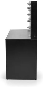 Toaletný stolík AMORIO čierny