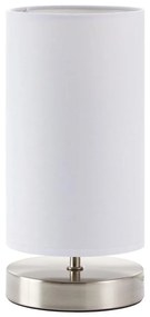 Brilliant - Stolná lampa CLARIE 1xE14/40W/230V matný chróm/biela