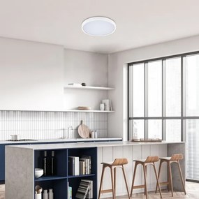 Rabalux 71430-LED Stm. kúp. stropné svietidlo ALENZO LED/36W/230V IP44 biela + DO