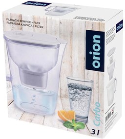 Orion 156019 Kanvica filtračná Carbo 3 l s filtrom, biela