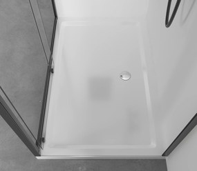 Cerano Soto, obdĺžniková akrytálová sprchová vanička 100x80x5 cm, biela, CER-CER-425554