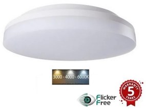 Sinclair Sinclair - LED Prisadené svietidlo RDTJ LED/18W/230V 3000K/4000K/6000K IP54 biela SNC008