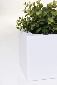 Balkónový hrantík FLOBO, sklolaminát, šírka 60 cm, biely mat