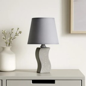 Rabalux 74073 - Stolná lampa DAYAMI 1xE14/40W/230V sivá