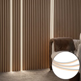 Inteligentný LED pásik 483 cm stmievateľný v Kelvinoch - Akustický stenový panel