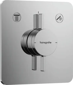 Sprchová a vaňová batéria Hansgrohe DuoTurn Q bez podomietkového telesa chróm 75414000