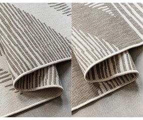 Krémovo-hnedý vonkajší koberec 80x150 cm Gemini – Elle Decoration