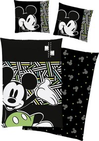 XXXLutz POSTEĽNÁ BIELIZEŇ PRE MLÁDEŽ, renforcé, čierna, 135/200 cm Disney - Online Only bytové doplnky - 006231017901