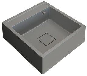 Gamma Farmerski, 1-komorový granitový drez 600x630x210 mm, šedá, GMA-ZLE000212