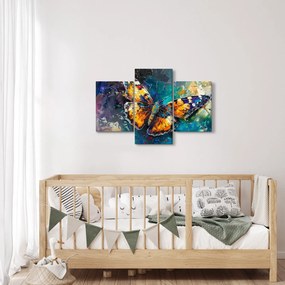Obraz - Motýľ, olejomaľba (90x60 cm)