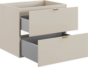 Comad Kúpeľňová skrinka pod umývadlo Dalia Cashmere 60 kašmír mat
