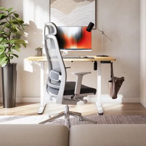 Elektrický výškovo nastaviteľný stôl Mark Adler Leader 6.9 Dub Craft / biely