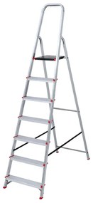 Hliníkové skladacie schodíky VENBOS, 1x7 stupňov