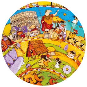Vyhľadávacie puzzle s plagátom - História - 350 ks