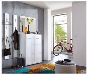 Biely nástenný vešiak Adana – Germania