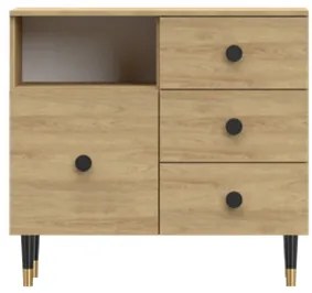 Komoda 4S LUX 100 cm dub Hickory