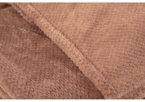 Hnedá deka z mikroplyšu 150x200 cm Pippa – Tiseco Home Studio