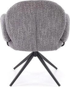 JEDÁLENSKÁ OTOČNÁ STOLIČKA IRIS ŠEDÁ