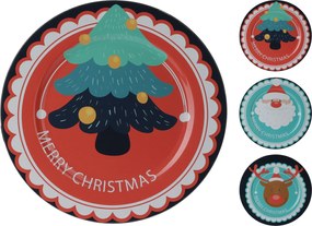 Excellent Houseware Vianočná podložka na tanier, 33 cm Vzor: Sob