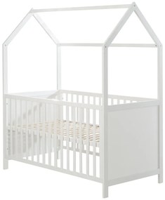 Biela postieľka 70x140 cm – Roba