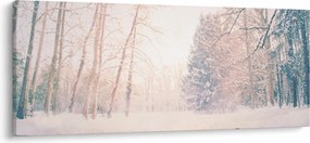 Obraz - Výhľad do lesa (120x50 cm)