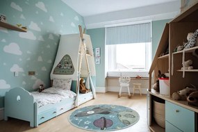 Detský koberec Lima E183A modrý / zelený