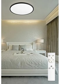 Top Light - LED Stmievateľné stropné svietidlo REVIT LED/70W/230V pr. 75 cm čierna