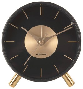 Budík ø 11 cm Gold Disc – Karlsson