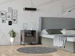 Nočný stolík Pedami (antracit). Vlastná spoľahlivá doprava až k Vám domov. 1094376