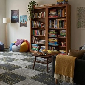 Associated Weavers, Kobercový štvorec Macro Tile 97 50 x 50 cm, chodba / predsieň