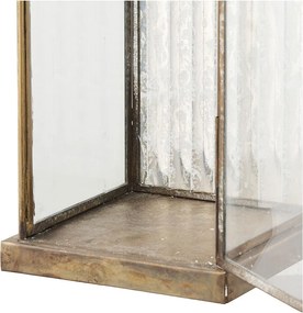 Kovový/sklenený lampáš (výška 60 cm) Herslev – House Nordic