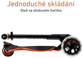Xtend Scooter Ride-on orange – multifunkčná kolobežka