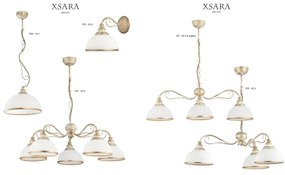 Jupiter 1171 - Závesné svietidlo XSARA 3xE27/60W/230V