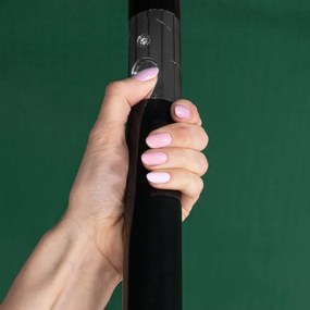 SPRINGOS Záhradný naklápací slnečník s kľukou 260 cm – tmavozelený GU0033