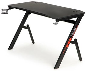 Herný, počítačový stôl - čierny | 120 x 58 cm