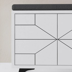 Skrinka na topánky Dune White