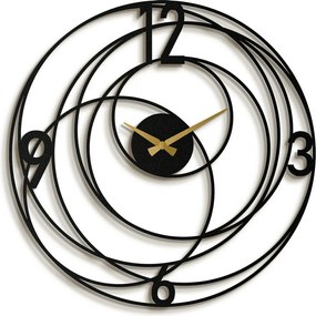 Nástenné hodiny Big Bang APS027, Black, 49 x 49 cm