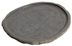 Muubs Kamenný podnos /tácka Valley 40 cm prírodná šedá